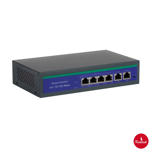 IP 4'lü PoE Switch