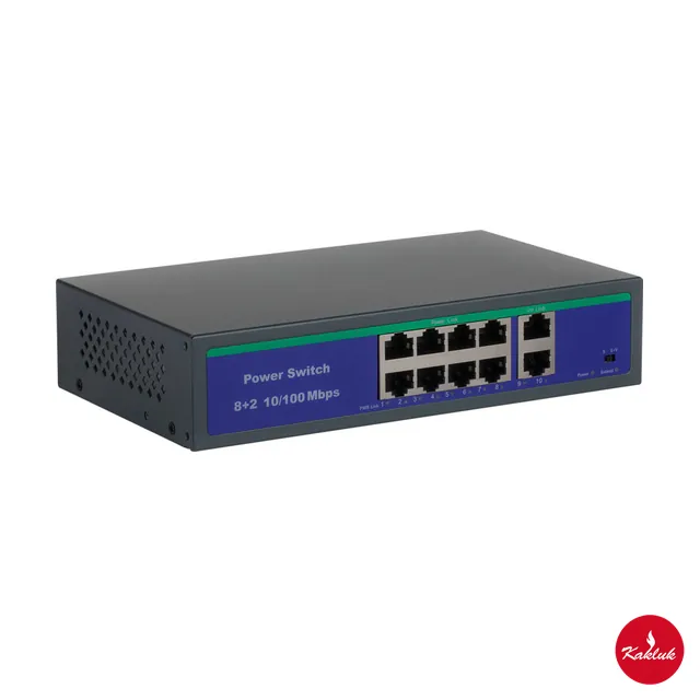 IP 8'li PoE Switch