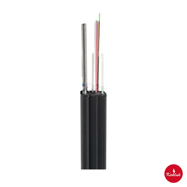 Kendinden taşıyıcı yay tipi drop kablo