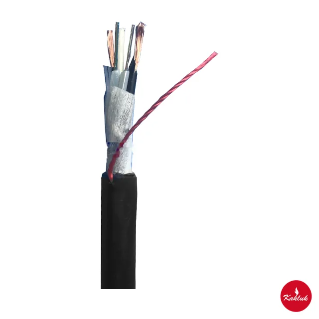 Optik-elektrik kompozit kablo, bükümlü