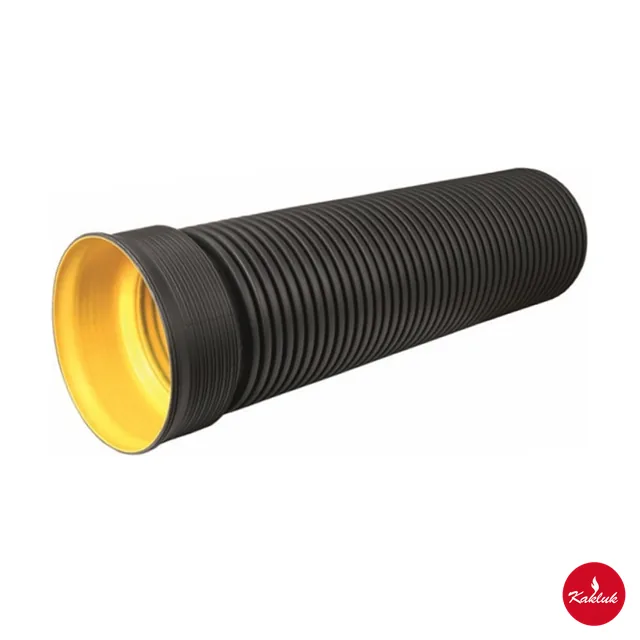 HDPE koruge boru