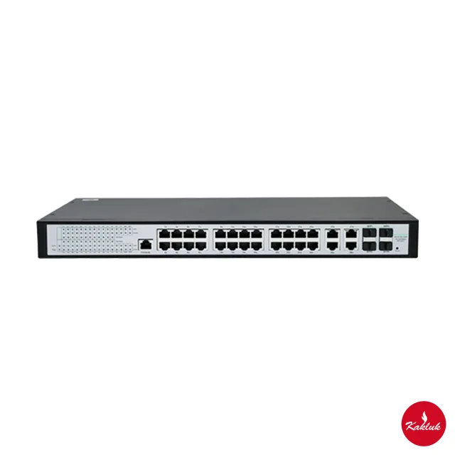 24× GE PoE + 4 kombo uplink