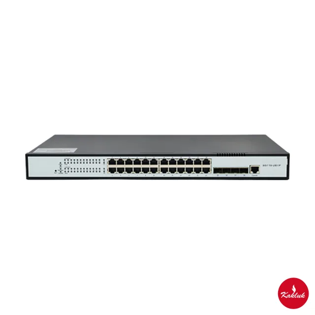 24× GE PoE (400 W) + 4× 10G